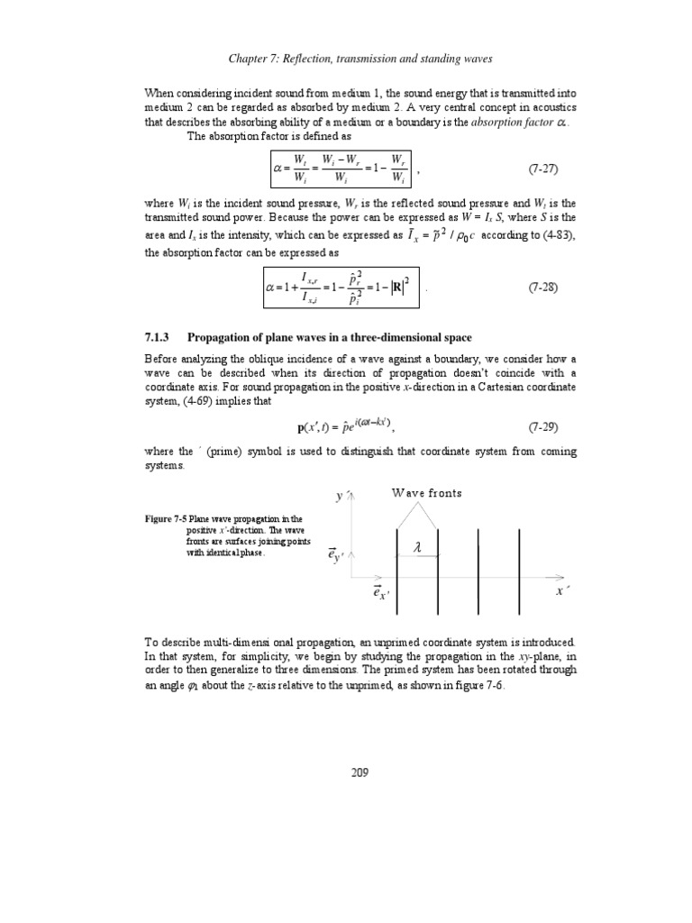 Chapter 7: Reflection, Transmission and Standing Waves: R I R I I T ...