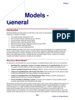 Mixed Models General
