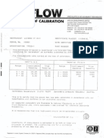 Airflow Calibration Certificates