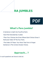 Understand Para Jumbles Sentence Order Puzzles