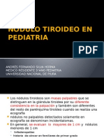 Nódulos tiroideos en pediatría: evaluación y manejo