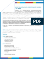 Estrategias Metodológicas y Didácticas para La Enseñanza de Numeración y Operatoria en 3º y 4º Básico