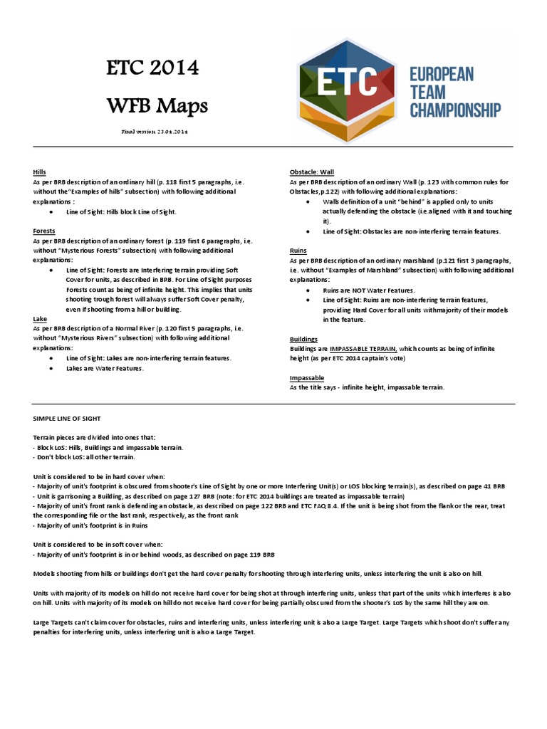 Etc 2014 Maps Final Warhammer | PDF | Teaching Mathematics | Nature