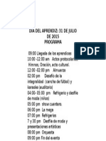 Programa Dia Del Aprendiz