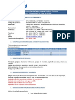 Ficha de Seguranca de Desmoldante Silicone