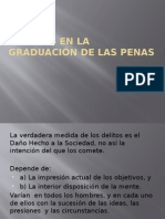 Errores en La Graduación de Las Penas