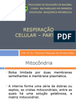 Aula 3 - Respiração Celular - Parte 1 A Oxidação e o ATP