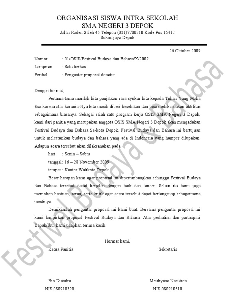 Contoh Proposal Pdf