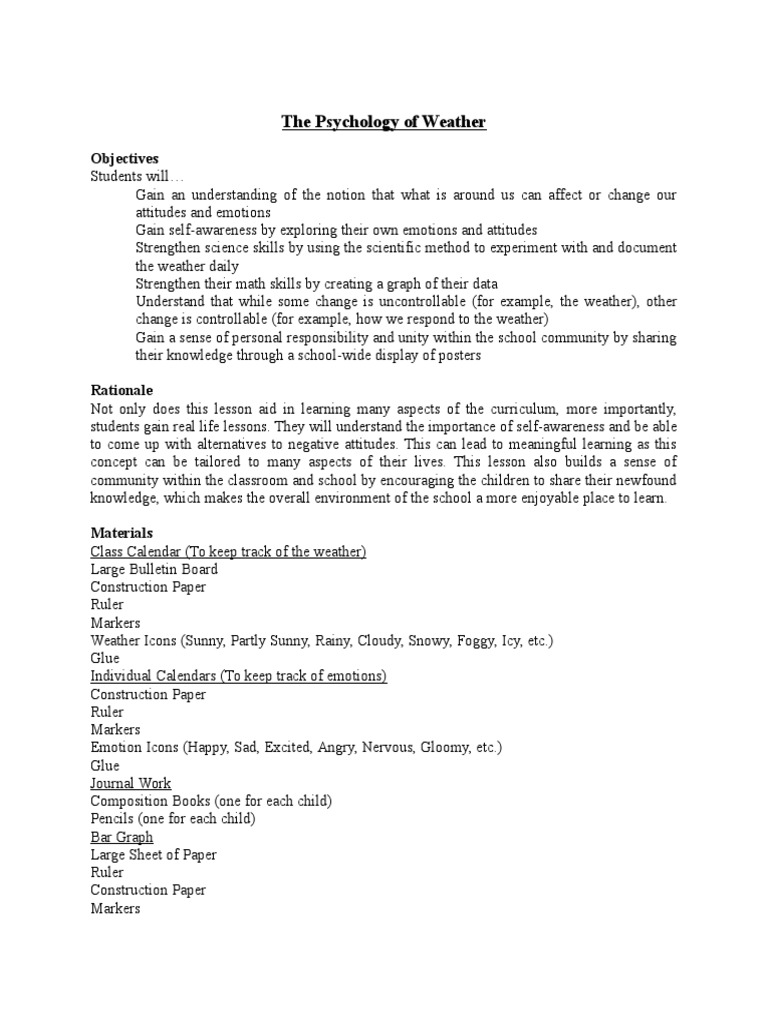 The Secret Garden Lesson Plan | Attitude (Psychology) | Scientific Method