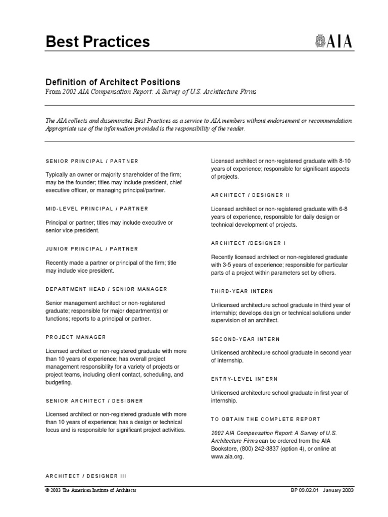 洋書 Architectural Positions Positions Within An Architectural Firm | PDF | Architect | Design