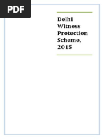 Delhi Witness Protection Scheme, 2015