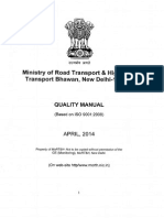 Quality Manual MORTH ISO 9001