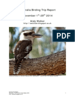 Australia 2014 Birding Trip Report