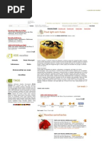 Pavê light com frutas