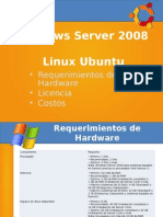 Presentacion Hardware,Licencia y Costo de Windows y Linux2003