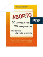 Aborto - 50 Perguntas e 50 Respostas - em Defesa Da Vida Inocente