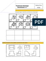 technical drawing worksheet 1