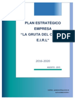 Plan Estrategico-La Gruta Del Cristal PDF