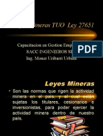 Leyes y normas mineras en Perú