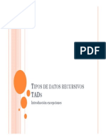 Tipos de Datos Recursivos - TADs