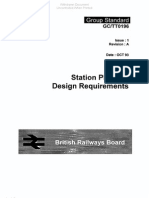 Station Platform Design Requirements: Issue:1 Revision: A