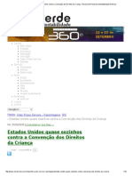 Estados Unidos Quase Sozinhos Contra a Convenção Dos Direitos Da Criança _ Envolverde