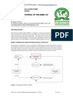 Intra Aortic Balloon Pump Counterpulsation