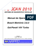 Gol e Parati 1.0 16v Bosch Motronic 3.8.3