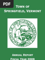 Download Springfield VT 2009 Annual Town Report by Springfield VT News SN27334754 doc pdf