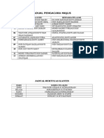 Jadual Pengacara Majlis: Bil. Bersama Guru Bersama Pelajar 01