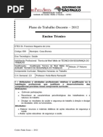 Plano de Aula Relações Humanas No Trabalho - 2ª Sem. 2013