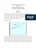 Applied Thermodynamics For Marine Systems Prof. P. K. Das Department of Mechanical Engineering Indian Institute of Technology, Kharagpur