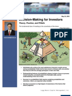 Decision-Making For Investors 052404 - Michael Mauboussin