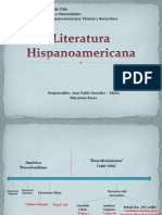 Línea de Tiempo - Narrativa Hispanoamericana