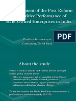 An Assessment of The Post-Reform Competitive Performance ofState-Owned Enterprises in India