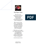 The Rape Artist (Poem)