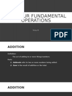 The Four Fundamental Operations: Nicey M