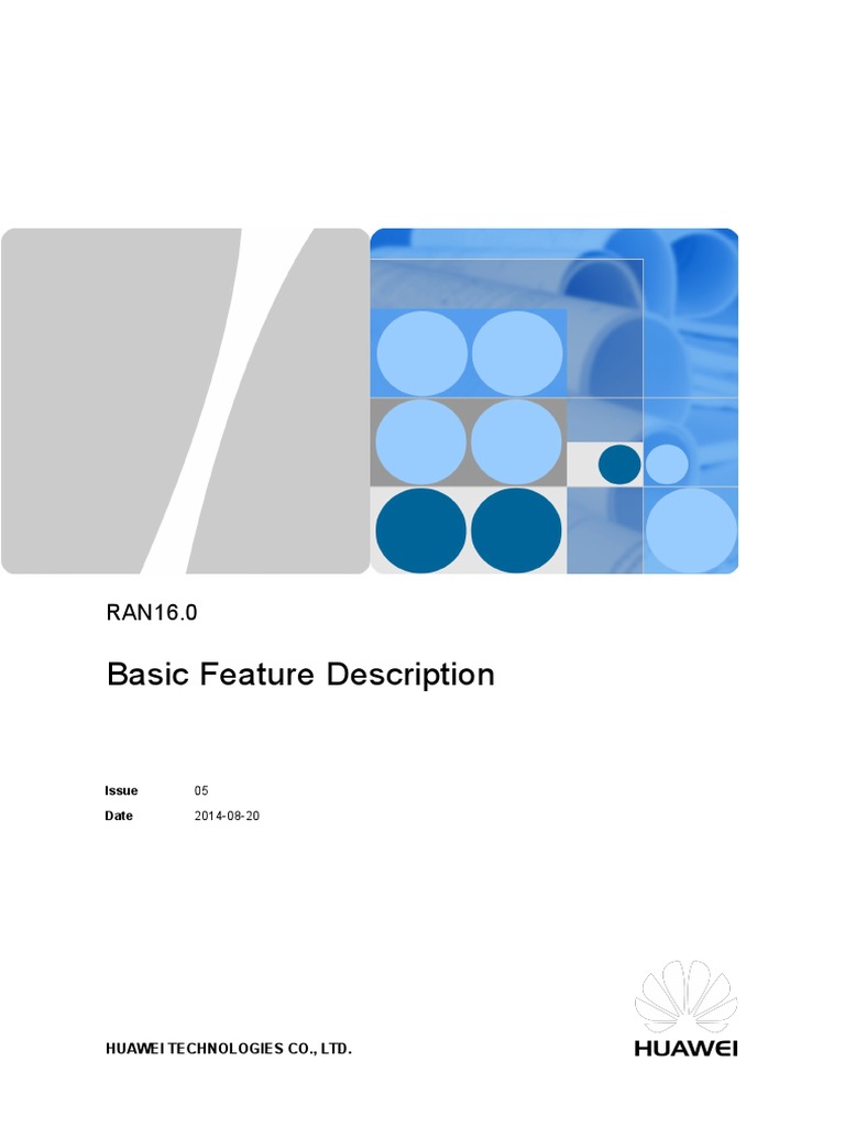 RAN16.0 Basic Feature Description | PDF | High Speed Packet Access |  Asynchronous Transfer Mode