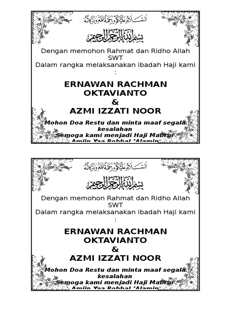 35 Trend Kata kata Doa Restu Terkini Postlucu