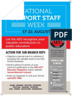 National Support Staff Week 2015