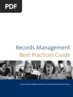Records Management Best Practices Guide