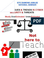 Latest issues & trends in cyber security threats and estimations