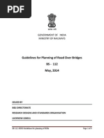 RDSO Guidelines - Bs 112 - Planning of Road Over Bridges