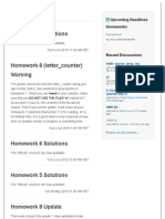 Homework 7 Solutions: Announcements