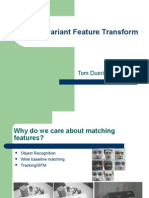 Scale Invariant Feature Transform: Tom Duerig