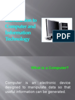 Introduction To Computer and Information Technology