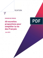 Dossier de Presse - Simplification Pour Les Particuliers