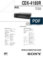 Service Manual: FM/MW/LW Compact Disc Player