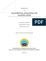 Dissertation - Residential Buildings On Sloping Sites