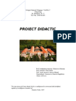 Proiect Didactic Practica Comasata